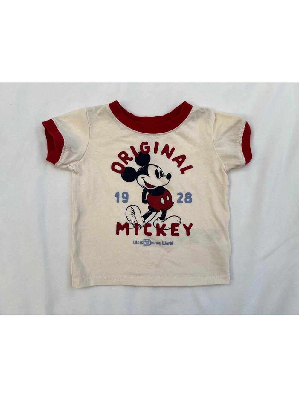 Disney kids size 12-18mo cream “Original Mickey” shirt
